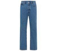 Bootcut-Jeans HUGO BLUE "Nate", Herren, Gr. 34, Länge 34, bright blau437, Denim/Jeans, Obermaterial: 100% Baumwolle, unifarben, normal lang, Jeans (34461639-34) bright blau437