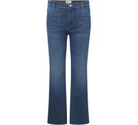 Bootcut-Jeans JOOP JEANS "Ella-C-OH", Damen, Gr. 29, N-Gr, blau (dunkelblau), Denim/Jeans, Obermaterial: 94% Baumwolle, 4% Elastomultiester, 2% Elasthan, clean, unifarben, ausgestellt knöchellang, Jea