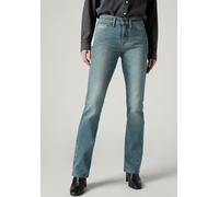 Bootcut-Jeans LEVI'S "315 Shaping Boot", Damen, Gr. 30, Länge 30, space odyssey, Denim/Jeans, Obermaterial: 80% Baumwolle, 19% Polyester, 1% Elasthan, lang, Jeans, Topseller (87030843-30) space odysse