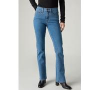 Bootcut-Jeans LEVI'S "315 Shaping Boot", Damen, Gr. 30, Länge 32, we have arrived, Denim/Jeans, Obermaterial: 80% Baumwolle, 19% Polyester, 1% Elasthan, lang, Jeans, Topseller (70120962-30) we have ar