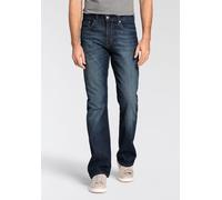Bootcut-Jeans LEVI'S "527 SLIM BOOT CUT" Gr. 32, Länge 34, blau (comin round the moun) Herren Jeans Bootcut (99410911-32)
