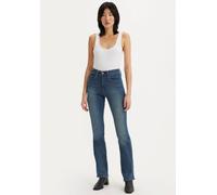 Bootcut-Jeans LEVI'S "725 HIGH RISE BOOTCUT", Damen, Gr. 30, Länge 30, tore it up no dx, Denim/Jeans, Obermaterial: 60% Baumwolle, 23% Viskose, 16% Polyester, 1% Elasthan, bootcut fit lang, Jeans (702