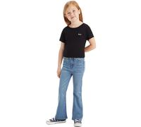 Bootcut-Jeans LEVI'S KIDS "LVG 726 HIGH RISE FLARE JEANS", Mädchen, Gr. 10 (140), N-Gr, blau (clean getaway), Denim/Jeans, Obermaterial: 69% Baumwolle, 28% Polyester, 2% Viskose, 1% Elasthan, bootcut 