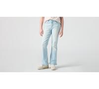 Bootcut-Jeans LEVI'S KIDS "LVG 726 HIGH RISE FLARE JEANS", Mädchen, Gr. 10 (140), N-Gr, ever afternoon, Denim/Jeans, Obermaterial: 82% Baumwolle, 16% Polyester, 2% Elasthan, bootcut fit, Jeans, for GI