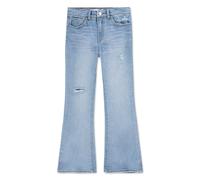 Bootcut-Jeans LEVI'S KIDS "LVG BAGGY FLARE", Mädchen, Gr. 8 (128), N-Gr, this and that, Denim/Jeans, Obermaterial: 69% Baumwolle, 26% Polyester, 4% Viskose, 1% Elasthan, lang, Jeans, Flared, Destroyed