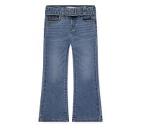 Bootcut-Jeans LEVI'S KIDS "LVG REGULAR RISE FLARE", Mädchen, Gr. 14 (158), N-Gr, blau, Denim/Jeans, Obermaterial: 67% Baumwolle, 30% Polyester, 2% Viskose, 1% Elasthan, lang, Jeans, mit integriertem D
