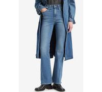 Bootcut-Jeans LEVI'S "TWISTED 725 BOOTCUT", Damen, Gr. 28, Länge 34, blau (ot flashback), Denim/Jeans, Obermaterial: 80% Baumwolle, 19% Polyester, 1% Elasthan, bootcut fit lang, Jeans Bootcut-Jeans (8