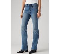 Bootcut-Jeans LEVI'S "WEDGIE BOOT", Damen, Gr. 28, Länge 30, point psk, Denim/Jeans, Obermaterial: 99% Baumwolle, 1% Elasthan, unifarben, bootcut fit lang, Jeans, im Five-Pocket Style (81185426-28) po