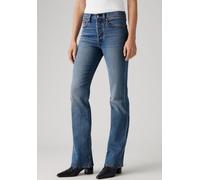Bootcut-Jeans LEVI'S "WEDGIE BOOT", Damen, Gr. 28, Länge 30, bold and beautiful, Denim/Jeans, Obermaterial: 99% Baumwolle, 1% Elasthan, unifarben, bootcut fit lang, Jeans, im Five-Pocket Style (311126