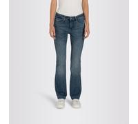 Bootcut-Jeans MAC "Dream-Boot", Damen, Gr. 34, Länge 32, blau (super vintage wash32), Denim/Jeans, Obermaterial: 90% Baumwolle, 7% Elastomultiester, 3% Elasthan, figurbetont lang, Jeans Bootcut-Jeans,