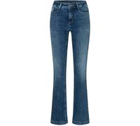 Bootcut-Jeans MAC "DREAM BOOT", Damen, Gr. 42, Länge 34, classy vintage blau, Denim/Jeans, Obermaterial: 90% Baumwolle, 7% Elastomultiester, 3% Elasthan, bootcut fit lang, Jeans Bootcut-Jeans, Figurfo