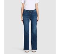 Bootcut-Jeans MAC "LAURA", Damen, Gr. 36, Länge 30, blau (trendy vintage blau), Denim/Jeans, Obermaterial: 89% Baumwolle, 8% Polyester, 3% Elasthan, lang, Jeans (54656609-36) trendy vintage blau
