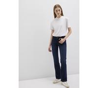 Bootcut-Jeans MAVI "BELLA MID-RISE", Damen, Gr. 30, Länge 32, schwarz str, 87% Baumwolle, 11% recyceltes Polyester, 2% Elasthan, normal normal, Jeans, Bootcut Jeans (79545154-30) schwarz str