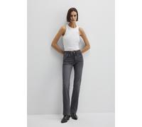 Bootcut-Jeans MAVI "MARIA", Damen, Gr. 29, Länge 30, lt smoke glam, 86% Baumwolle, 12% Polyester, 2% Elasthan, normal normal, Jeans, Bootcut Jeans (71860742-29) lt smoke glam