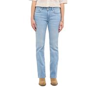 Bootcut-Jeans MUSTANG "Damen Style Shelby Slim Boot", Damen, Gr. 29, Länge 30, 201 hellblau, Denim/Jeans, 80% Baumwolle, 15% Lyocell, 4% Elastomultiester, 1% Elasthan, unifarben, bootcut fit, Jeans (4