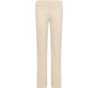 Bootcut-Jeans MUSTANG "Damen Style Shelby Slim Boot", Damen, Gr. 31, Länge 34, 2014 weiß, Denim/Jeans, 99% Baumwolle, 1% Elasthan, unifarben, bootcut fit, Jeans (23934217-31) 2014 weiß