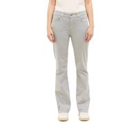 Bootcut-Jeans MUSTANG "Damen Style Shelby Slim fit Boot", Damen, Gr. 33, Länge 30, weiß (12760 weiß), Denim/Jeans, 98% Baumwolle, 2% Elasthan, gestreift, bootcut fit, Jeans Bootcut-Jeans (54140564-33)