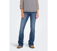ONLY Damen Jeans ONLBLUSH MID Flared TAI305 Blau - Medium Blue Denim XS S M L XL, Größe:S/32, Farbe:Medium Blue Denim 15313389