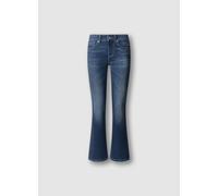 Bootcut-Jeans PEPE JEANS "BOOTCUT LW", Damen, Gr. 26, Länge 30, used mid blau, Denim/Jeans, Obermaterial: 83% Baumwolle, 12% Modal, 4% Elastomultiester, 1% Elasthan, bootcut fit lang, Jeans (86395028-