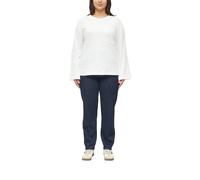 Bootcut-Jeans S.OLIVER CURVE, Damen, Gr. 52, N-Gr, blau, Denim/Jeans, Obermaterial: 86% Baumwolle, 13% Polyester, 1% Elasthan, unifarben, normal lang, Jeans (60755748-52) blau