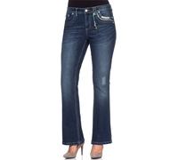 Bequeme Jeans SHEEGO BY JOE BROWNS, Damen, Gr. 46, Normalgrößen, blau (dunkelblau denim), 70% Baumwolle, 28% Polyester, 2% Elasthan, unifarben, lang, Jeans (14926027-46) dunkelblau denim