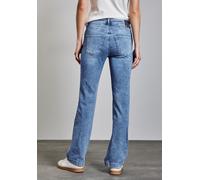 STREET ONE Damen A378944 Bootcut Jeans, Light Blue Random, 24W x 30L