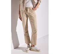 STREET ONE Damen A378885 Bootcut Jeans, Barely Beige, 33W x 28L