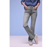 Street One Bootcut-Jeans Style Blaire Damen Größe 29 Länge 30 Light Grau Washed Slim Fit