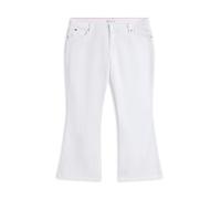 Bootcut-Jeans TOMMY HILFIGER CURVE "CRV DNM WHITE FLARE RW", Herren, Gr. 52, N-Gr, th optic weiß, Denim/Jeans, Obermaterial: 99% Baumwolle, 1% Elasthan, unifarben, bootcut fit knöchellang, Jeans, in g
