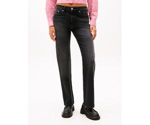 Bootcut-Jeans TOMMY JEANS "CLEO MID BOOTCUT BI5181", Damen, Gr. 27, Länge 32, schwarz (denim schwarz), Denim/Jeans, Obermaterial: 99% Baumwolle, 1% Elasthan, unifarben, regular fit, Jeans (32300018-27