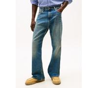 Bootcut-Jeans TOMMY JEANS "ROBBIE", Herren, Gr. 30, Länge 34, denim schwarz, Denim/Jeans, Obermaterial: 99% Baumwolle, 1% Elasthan, relaxed fit, Jeans, mit Fade-Effekten, relaxed fit (32024948-30) den