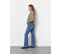 Bootcut-Jeans TONI "Perfect Shape Wide Flared", Damen, Gr. 48, N-Gr, blau bleached used, Denim/Jeans, Obermaterial: 93% Baumwolle, 5% Elastomultiester, 2% Elasthan, unifarben, slim fit lang, Jeans, mi
