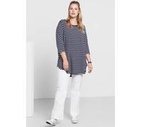 Sheego Bootcut-Jeans mit Used-Effekten 40 white denim