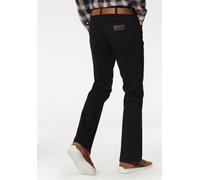 Bootcut-Jeans WRANGLER "Jacksville", Herren, Gr. 42, Länge 34, schwarz, Obermaterial: 98% Baumwolle, 2% Elasthan, bootcut fit lang, Jeans Bootcut-Jeans (60707146-42)