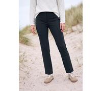 Stoffhose CECIL, Damen, Gr. M, Länge 30, schwarz (urban dunkelblau), Stoff, 65% Viskose, 27% Polyamid, 8% Elasthan, unifarben, slim fit lang, Hosen Stoffhose, softer Materialmix (85367550-M) urban dun