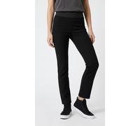 Bootcuthose FREEQUENT "FQSHANTAL", Damen, Gr. S, N-Gr, schwarz, Web, Obermaterial: 76% Viskose, 21% Polyamid, 3% Elasthan, unifarben, bootcut fit lang, Hosen Bootcuthose, mit breitem, elastischem Bund