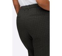 Bootcuthose SHEEGO, Damen, Gr. 42, Normalgrößen, graphit, grau, gemustert, 79% Polyester, 19% Viskose, 2% Elasthan, unifarben, Hosen (25742614-42) graphit, grau, gemustert