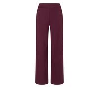 Bootcuthose MAC "CHIARA", Damen, Gr. 34, Länge 30, rot (aubergine), Flanell, Obermaterial: 63% Viskose, 33% Polyamid, 4% Elasthan, bootcut fit lang, Hosen, Bootcut-Form in figurbetonter Form (64844967