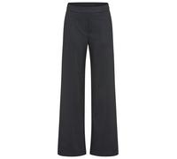 Bootcuthose MAC "CHIARA", Damen, Gr. 38, Länge 30, blau (night blau stripes), Flanell, Obermaterial: 70% Polyester, 25% Viskose, 5% Elasthan, bootcut fit lang, Hosen, Bootcut-Form in figurbetonter For