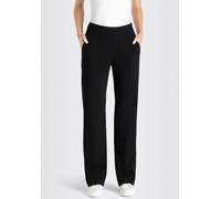 Bootcuthose MAC "CHIARA", Damen, Gr. 42, Länge 30, schwarz, Flanell, Obermaterial: 67% Viskose, 28% Polyamid, 5% Elasthan, bootcut fit lang, Hosen, Bootcut-Form in figurbetonter Form (51571909-42) sch