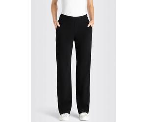 Bootcuthose MAC "CHIARA", Damen, Gr. 42, Länge 30, schwarz, Flanell, Obermaterial: 67% Viskose, 28% Polyamid, 5% Elasthan, bootcut fit lang, Hosen, Bootcut-Form in figurbetonter Form (51571909-42) sch