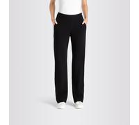 Bootcuthose MAC "CHIARA", Damen, Gr. 42, Länge 34, schwarz, Flanell, Obermaterial: 63% Viskose, 33% Polyamid, 4% Elasthan, bootcut fit lang, Hosen, Bootcut-Form in figurbetonter Form (83551364-42) sch