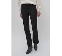 Bootcuthose STREET ONE STUDIO, Damen, Gr. 36, Länge 30, schwarz, Stoff, 61% Viskose, 32% Polyamid, 7% Elasthan, unifarben, bootcut fit lang, Hosen, High Waist (35344267-36) schwarz