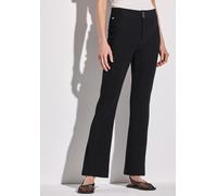 Bootcuthose STREET ONE "Style HOPE", Damen, Gr. 34, Länge 30, schwarz, Web, Obermaterial: 92% Polyester, 8% Elasthan, unifarben, skinny fit lang, Hosen Bootcuthose, im Skinny Fit und mit Struktur-Opti