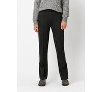 Bootcuthose TONI "Jenny Flared Luxury", Damen, Gr. 18, K-Gr, grau (anthra), Web, Obermaterial: 70% Viskose, 25% Polyamid, 5% Elasthan, unifarben, bootcut fit knöchellang, Hosen (85789420-18) anthra