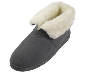 Boots aus feinstes Merino Lammfell in 2 Farben dunkelgrau, 41
