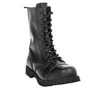 Boots & Braces - 10 Loch Stiefel Rangers Schwarz Größe 39 (UK5)