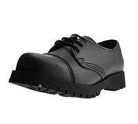 Boots & Braces - 3-Loch Vegetarian (Vegi) Schuhe Schwarz Größe 44 (UK10)