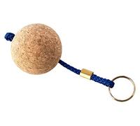 Boots Schlüsselanhänger aus Kork (3 Formen - Kugel) - schwimmfähiger, wasserabweisender Schlüssel-Anhänger Mit Schlüsselring, extra groß, maritim, nachhaltig aus Naturkork gefertigt, Made in Portugal