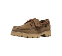 Bootsschuh CLARKS "Clarks Halbschuhe Veloursleder", Herren, Gr. 43, sand, Veloursleder, Schuhe Bootsschuh (14825408-43) sand